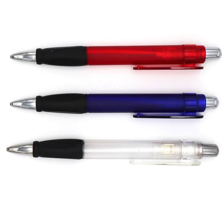 Wholesale Large Push Plastic Ballpoint Promotional Pen